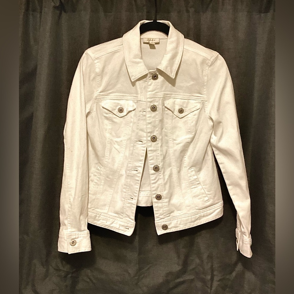Style & Co WhiteJean jacket